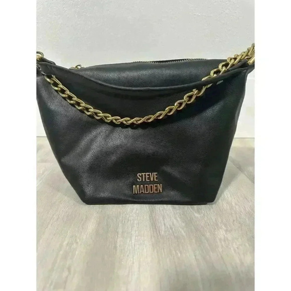 Steve Madden black small ‎ purse decorative chain - Picture 6 of 10
